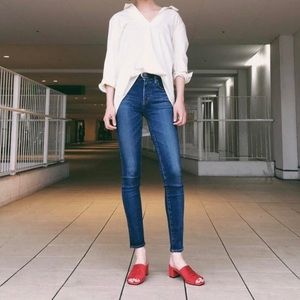 Moussy Rebirth Crop Jeans Sz 24